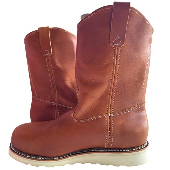 Thorogood Work Boots 11" Wellington Men's 11.5D Steel Toe, EH Leather 804-4205 - Picture 4 of 11